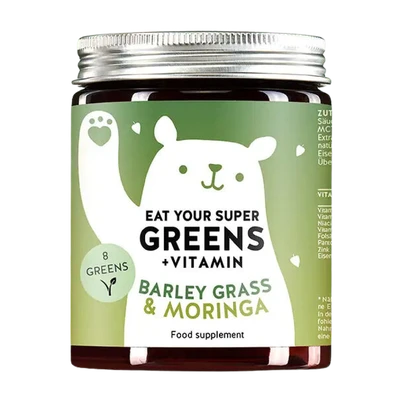 Eat Your Super Greens vitaminy s ječmenem a moringou