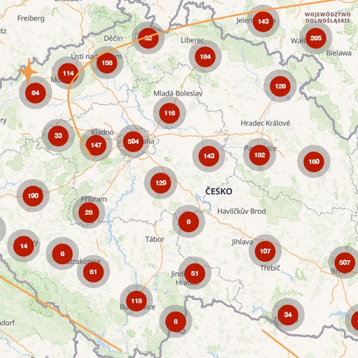 Více než 10.000 výdejních míst