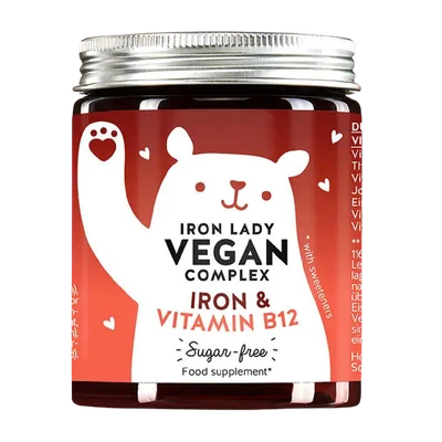 Iron Lady Vegan Complex vitaminy se železem