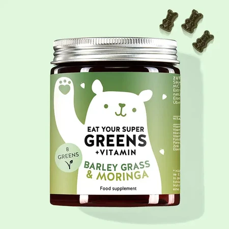 Eat Your Super Greens vitaminy s ječmenem a moringou