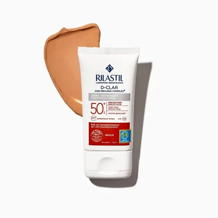 D-Clar tónující ochranný krém s vysokými UV filtry Medium Color SPF 50+