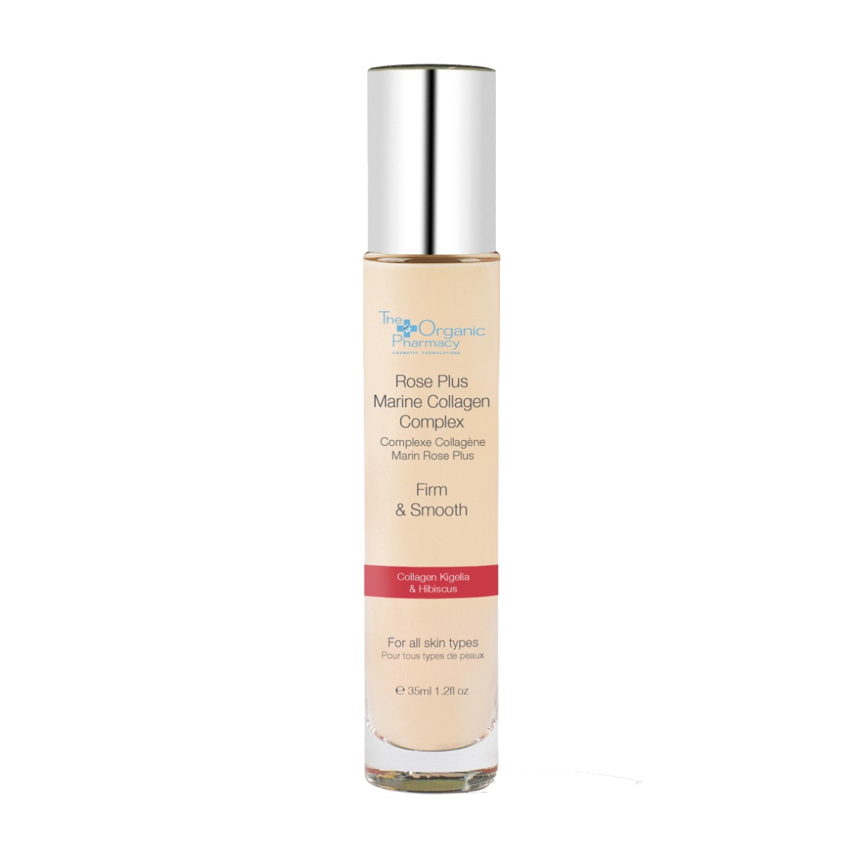 The Organic Pharmacy Rose Plus Marine Collagen Complex vyhlazující sérum