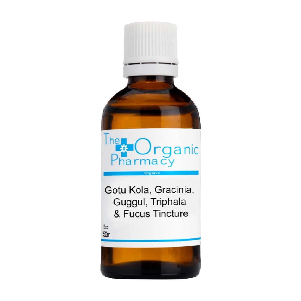 The Organic Pharmacy Slim Tincture NOW Gotu Kola, Garcinia, Guggul, Triphala & Fucus tinktura pro podporu hubnutí