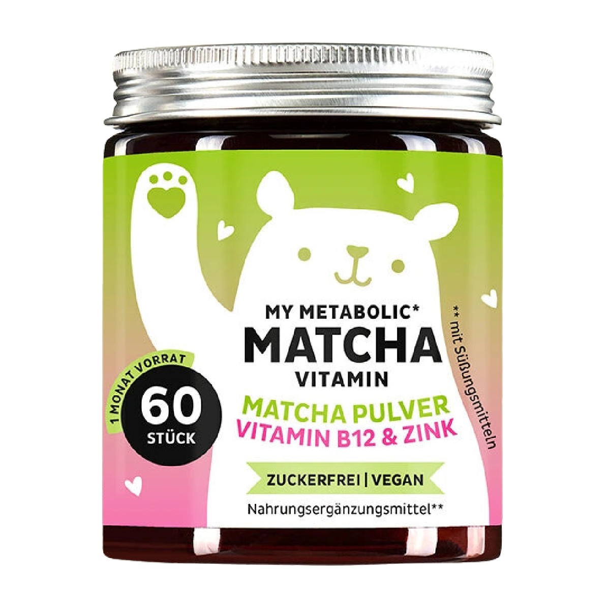 Bears with Benefits My Metabolic Matcha vitaminy pro podporu metabolismu